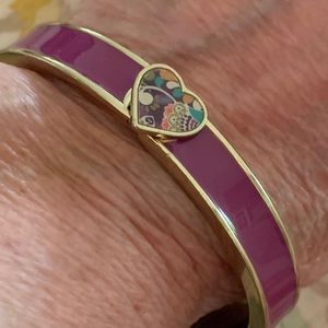 Vera Bradley hinged bangle bracelet